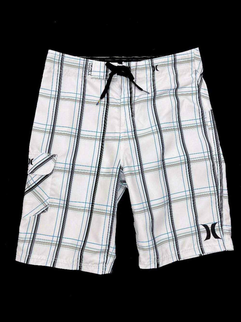 Hurley NEW NWT puerto rico boardshorts White Board Surf Short Beach Swim Mens 30